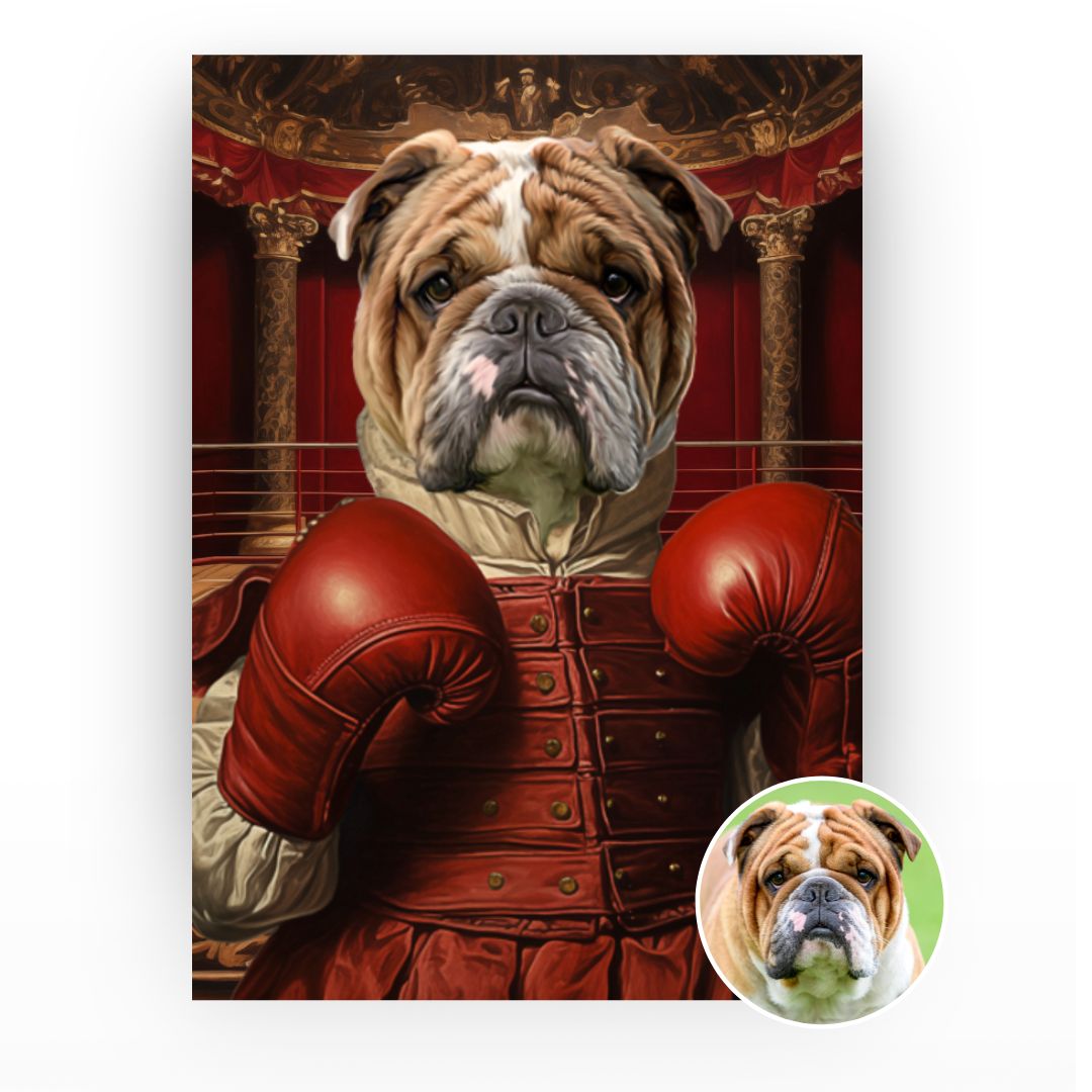 El Boxeador - Retrato de Mascota