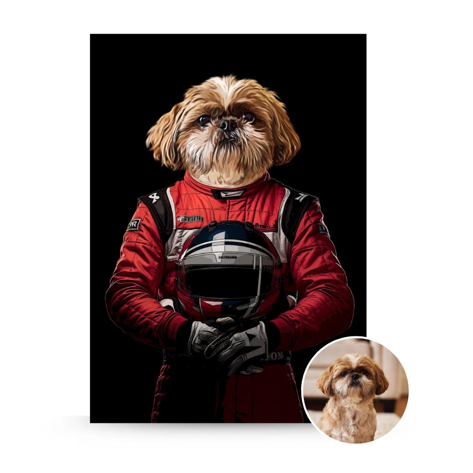 Gepersonaliseerd Huisdier Portret: De Racer