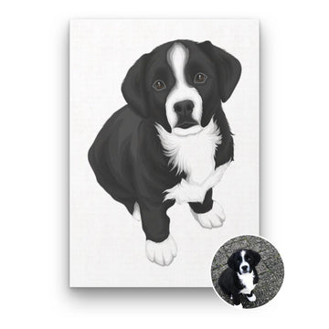 Gepersonaliseerd Huisdier Portret: Vector