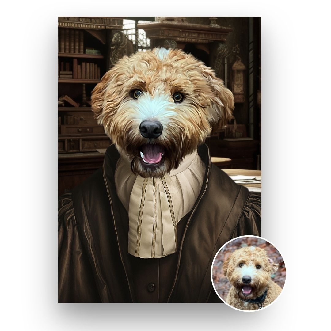 Gepersonaliseerd Huisdier Portret: De Advocaat