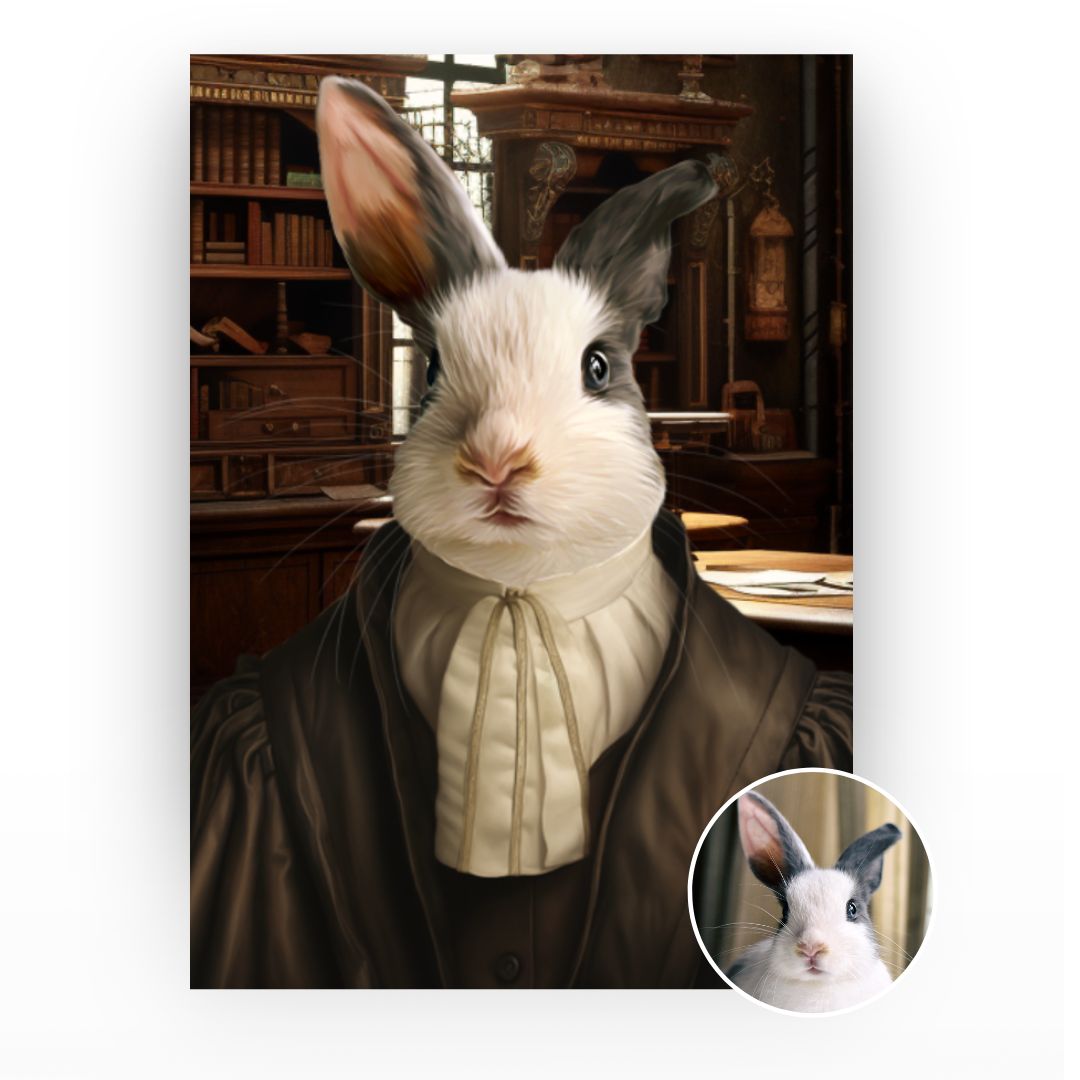 Gepersonaliseerd Huisdier Portret: De Advocaat