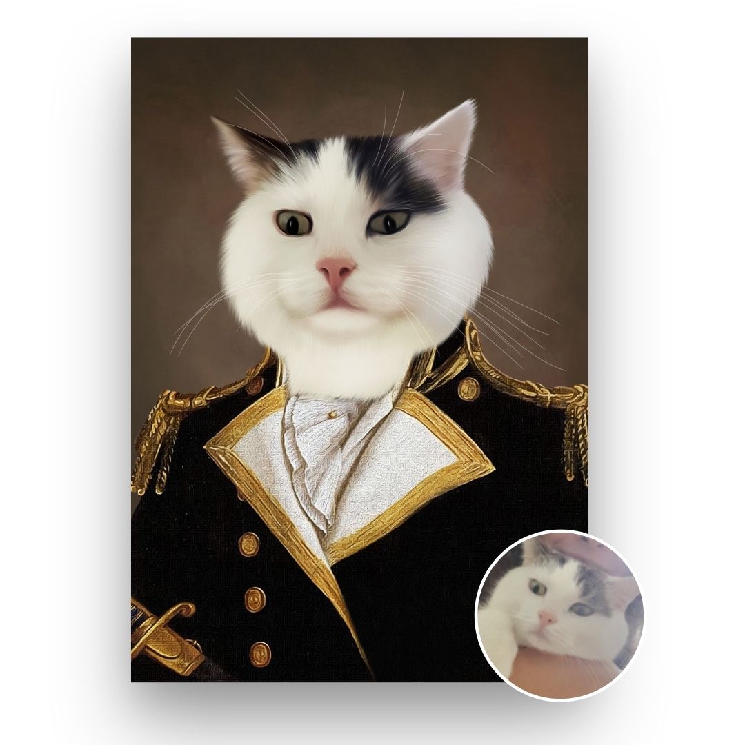 Gepersonaliseerd Huisdier Portret: De Generaal