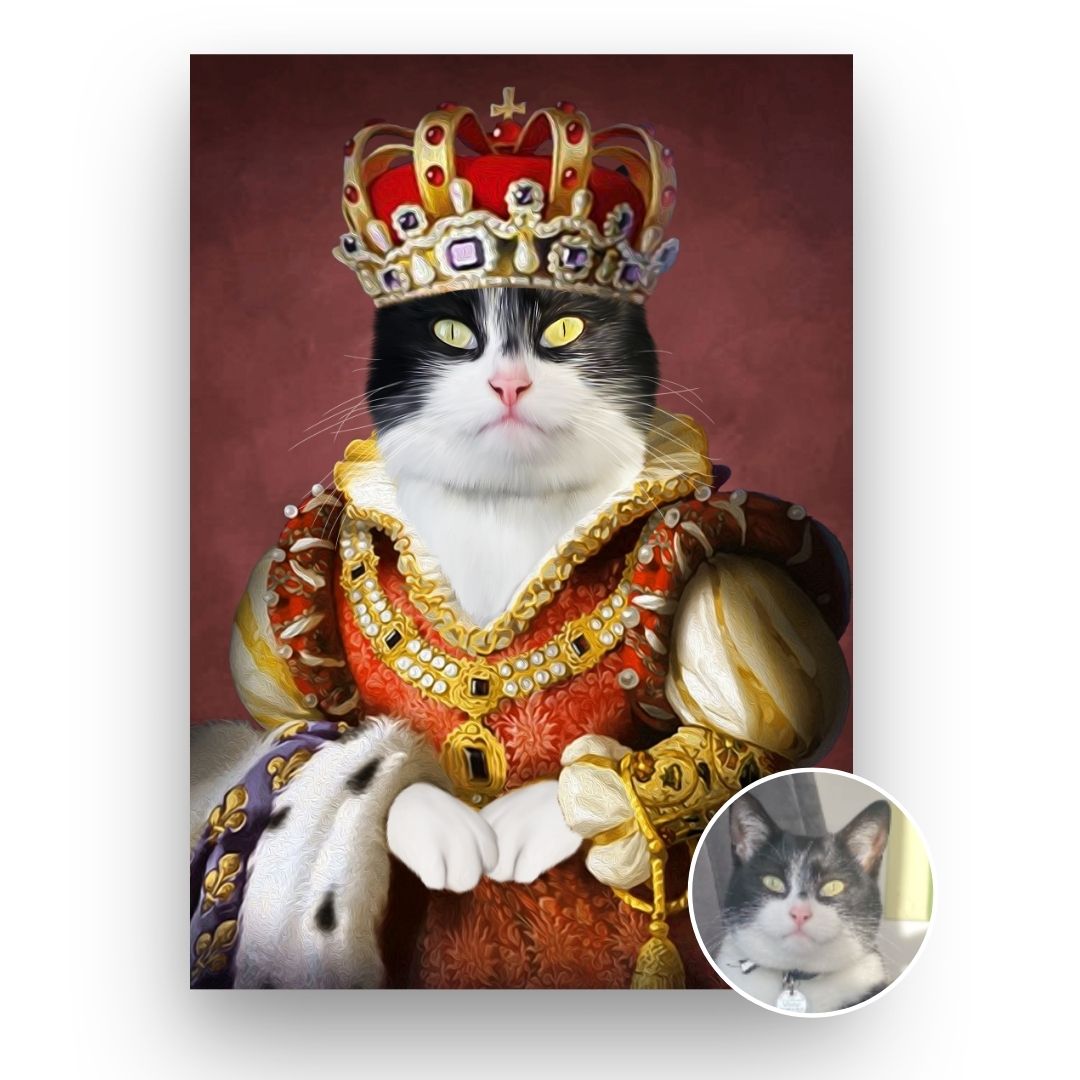 Gepersonaliseerd Huisdier Portret: De Prinses van Oranje
