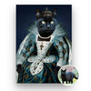 Cargar imagen en el visor de la galería, De Koningin 2 - Huisdier portret-My Cartoon